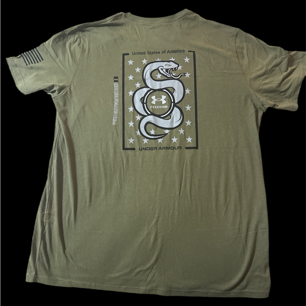 Under Armour XXL NWT USA Men's Olive T-Shirt
